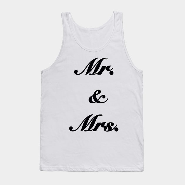 Mr and Mrs Tank Top by Artonmytee